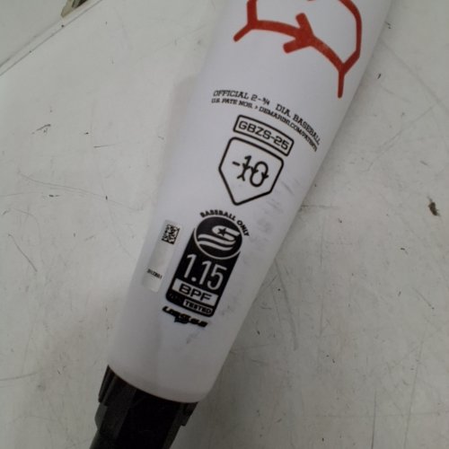 DEMARINI THE GOODS HYBRID USSSA BASEBALL BAT - 10 DROP - 2-3/4" BARREL - BLACK /WHITE / RED (MODEL: GB2S-25) image 2