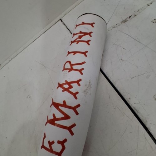 DEMARINI THE GOODS HYBRID USSSA BASEBALL BAT - 10 DROP - 2-3/4" BARREL - BLACK /WHITE / RED (MODEL: GB2S-25) image 4
