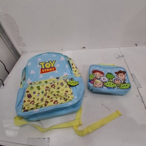 2PC TOY STORY BACKPACK AND LUNCH BAG SET - BLUE /YELLOW image 2