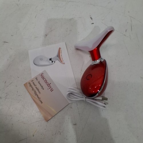 7 COLOR LED FACIAL MASSAGER WAND - RED LIGHT THERAPY - RED image 3