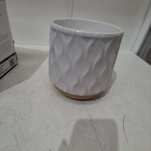 NATURE'S MARK THREE-WICK SCENTED WAX CANDLE - 53OZ - WHITE/BROWN/SANDALWOOD (MODEL: 1775286) image 2