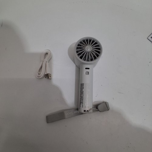 JISULIFE PORTABLE HANDHELD FAN LIFE10S - 5-SPEED - GRAY/WHITE - 5000MAH - (MODEL: HANDHELD FAN LIFE10S) image 4
