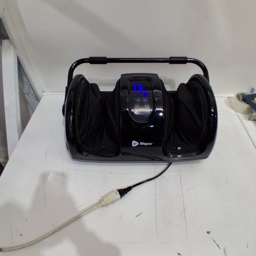 LIFEPRO RELAXATILT X FOOT MASSAGER WITH HEAT - BLACK/BLUE (MODEL: LP-RLXTX-BLK) image 2