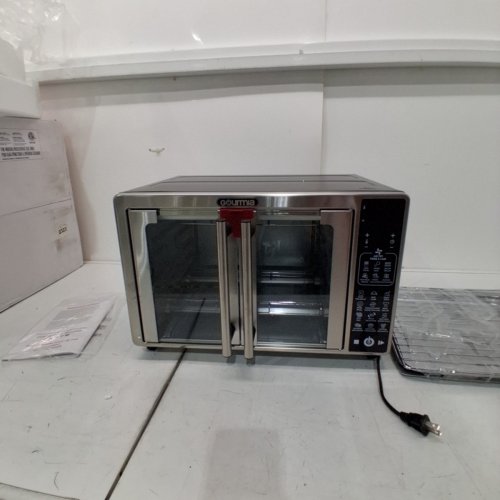 GOURMIA 19-IN-1 6-SLICE AIR FRYER OVEN WITH FRENCH DOORS & DIGITAL TOUCH CONTROLS - STAINLESS STEEL (MODEL: GTF7465) image 3