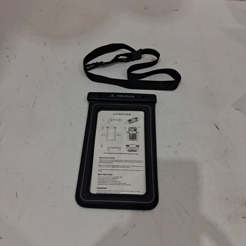 PELICAN MARINE UNIVERSAL WATERPROOF FLOATING POUCH PHONE CASE - EXTRA LARGE - STEALTH BLACK image 2