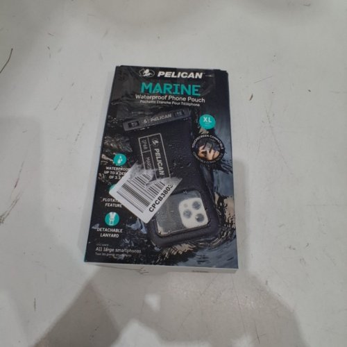 PELICAN MARINE UNIVERSAL WATERPROOF FLOATING POUCH PHONE CASE - EXTRA LARGE - STEALTH BLACK image 3