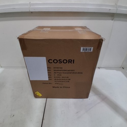 COSORI AIR FRYER TOASTER OVEN WITH ACCESSORIES- 12L - FITS 8" PIZZA (MODEL: CAF-R121-SCA) image 11