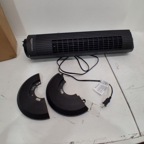 AMAZON BASICS MANUAL 3-SPEED OSCILLATING TOWER FAN - 28" - BLACK image 3