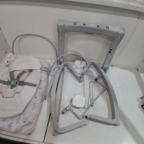 INGENUITY KEEP COZY 3-IN-1 GROW WITH ME VIBRATING BABY BOUNCER SEAT & ROCKER - 6-40LBS - PINK/GREY (MODEL: 12909) image 4