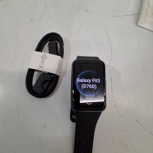 SAMSUNG GALAXY FIT3 BLUETOOTH FITNESS TRACKING SMART BAND - DARK GREY (MODEL: ‎SM-R390) image 2