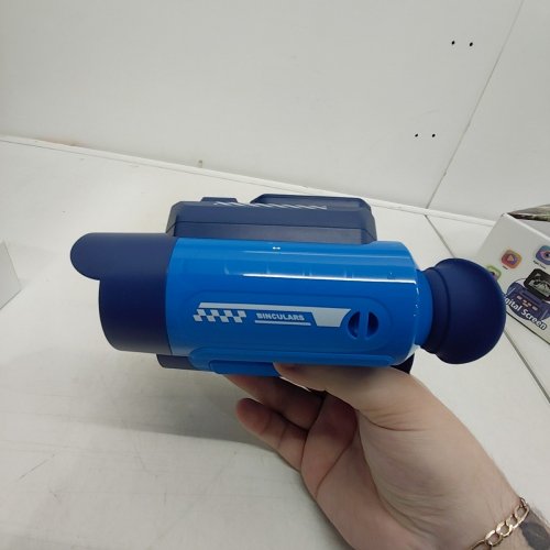 AHALFCIT ADVENTURE BINOCULARS WITH NIGHT VISION AND DISPLAY SCREEN - 10X ZOOM - 2.4" SCREEN - BUILT-IN GAMES - BLUE (MODEL: INSKAM390) image 3