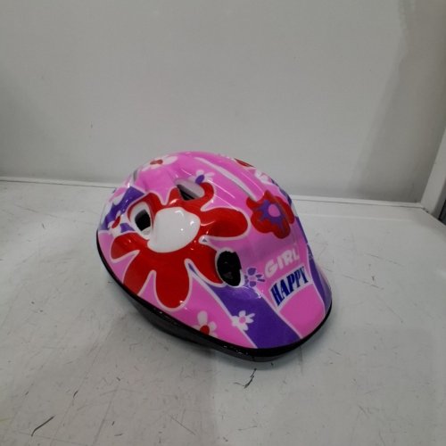 KID LIGHTWEIGHT CYCLING HELMET - ONE SIZE - PINK/PURPLE image 2