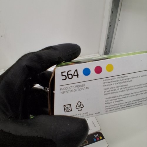 13 *EXPIRED* HP 564 COLOUR INK CARTRIDGES FOR SELECT DESKJET, OFFICEJET, AND PHOTOSMART PRINTERS - CYAN, MAGENTA, YELLOW (MODEL: N9H57FN) image 2