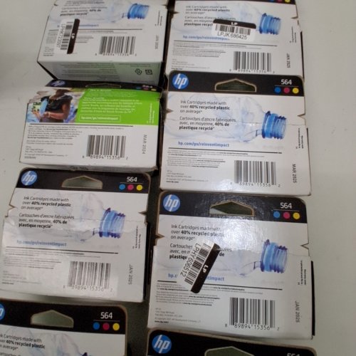 13 *EXPIRED* HP 564 COLOUR INK CARTRIDGES FOR SELECT DESKJET, OFFICEJET, AND PHOTOSMART PRINTERS - CYAN, MAGENTA, YELLOW (MODEL: N9H57FN) image 4