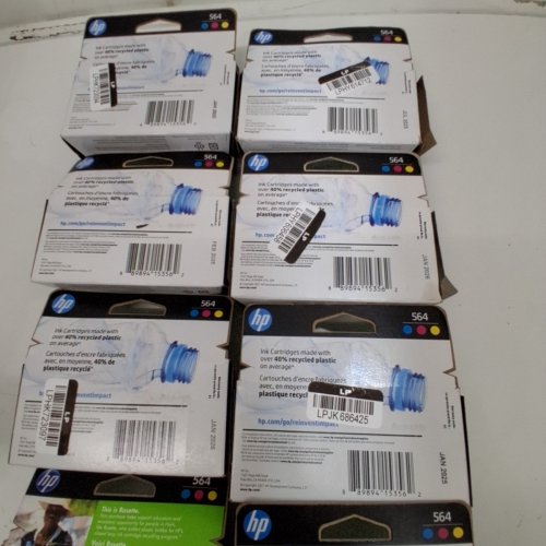 13 *EXPIRED* HP 564 COLOUR INK CARTRIDGES FOR SELECT DESKJET, OFFICEJET, AND PHOTOSMART PRINTERS - CYAN, MAGENTA, YELLOW (MODEL: N9H57FN) image 5