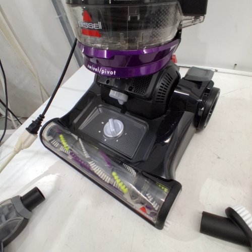 BISSELL CLEANVIEW SWIVEL UPRIGHT MULTI-CYCLONIC VACUUM - PURPLE (MODEL: 2258C) image 2