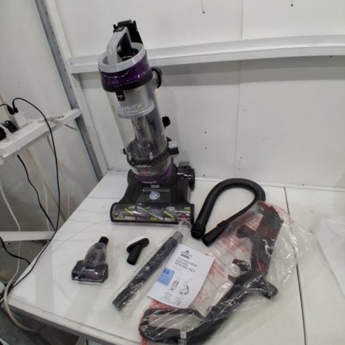 BISSELL CLEANVIEW SWIVEL UPRIGHT MULTI-CYCLONIC VACUUM - PURPLE (MODEL: 2258C) image 3