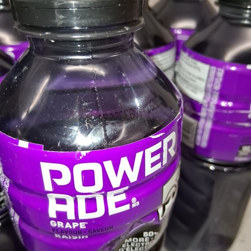 12PK POWERADE ELECTROLYTE SPORTS DRINK - 710 ML EACH - GRAPE image 2