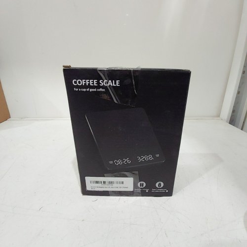 OBEST DIGITAL COFFEE SCALE W/ TIMER - PRECISION SCALE FOR POUR OVER W/ INVISIBLE LED DISPLAY & TOUCH SENSOR OPERATION - BLACK image 3