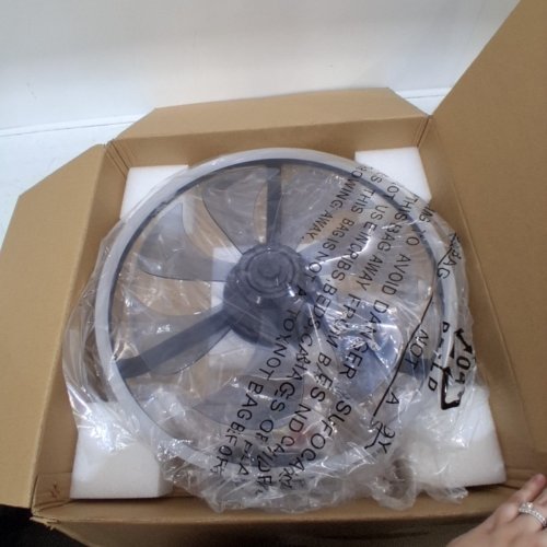 VOLISUN CEILING FAN WITH LIGHTS - 23" - BLACK (MODEL: KT-8223-600) image 4