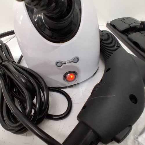 WAITBIRD MULTI-PURPOSE STEAM CLEANER FOR HOME USE - 110-120V - 1500W - 38OZ TANK - BLACK/WHITE (MODEL: CB-03A) image 2