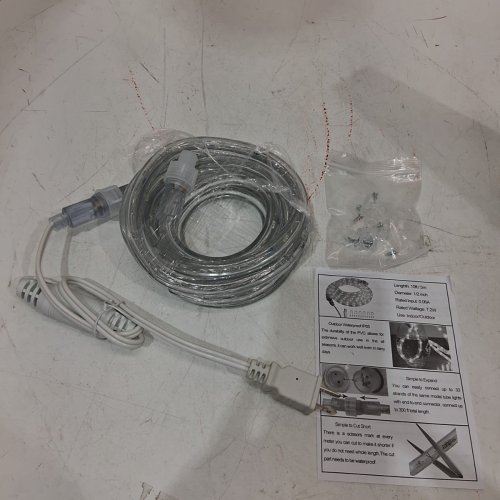 FOEERS INDOOR/OUTDOOR LED ROPE LIGHTS - 10FT - 2800K-3000K WARM WHITE image 2