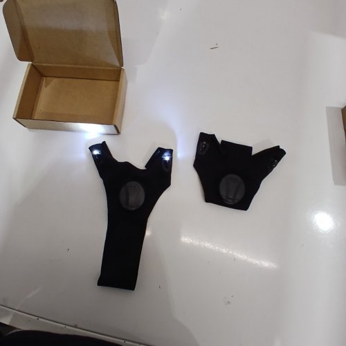 1PR LED FLASHLIGHT GLOVES, SUPER BRIGHT LED LIGHT GLOVE - ONE SIZE image 2