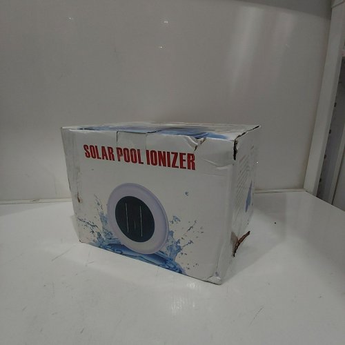 SOLAR EFFICIENT WATER PURIFIER POOL IONIZER - 35000 GAL - WHITE / BLUE image 4