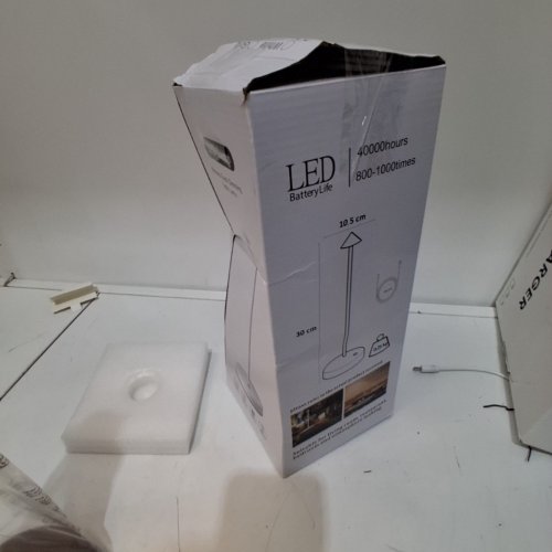 CORDLESS RECHARGEABLE TOUCH LED TABLE LAMP - 3W; 5 V; 11.4" - BROWN image 6