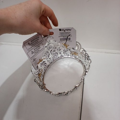 DISGUISE COSTUME GLINDA'S TIARA - SILVER image 3