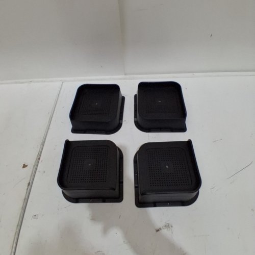 4PK JONHMW OVERSIZED FURNITURE BED RISERS - 2" - 6000LBS MAX - BLACK image 2
