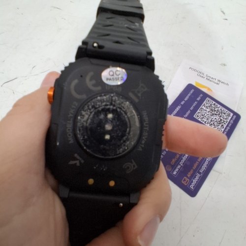 PODOEIL MILITARY SMART WATCH - 2" AMOLED DISPLAY - BLACK (MODEL:YK12) image 4