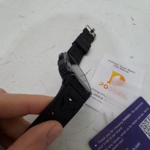 PODOEIL MILITARY SMART WATCH - 2" AMOLED DISPLAY - BLACK (MODEL:YK12) image 5
