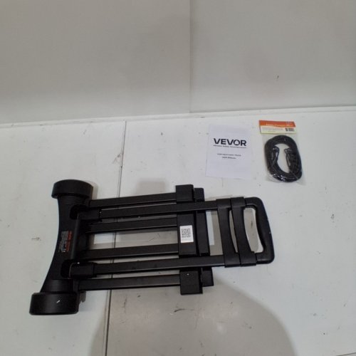 FOLDING HAND TRUCK WITH ROPES - 290LBS MAX - BLACK - (MODEL: L013) image 2