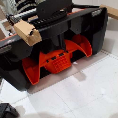 MAXLANDER 40V 20-INCH BRUSHLESS CORDLESS SNOW BLOWER WITH DUAL LED LIGHTS, 180° ROTATING CHUTE, ELECTRIC SNOW BLOWER BATTERY POWERED（2 X 4.0AH BATTERIES AND CHARGER INCLUDED) - 40V - 20" - ORANGE/BLACK - (MODEL: ASYSN0150040) image 4