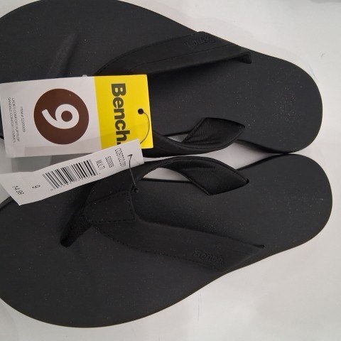 WOMEN'S BENCH COMFORT SANDALS - SIZE 9 - BLACK (STYLE: 5220009) image 2