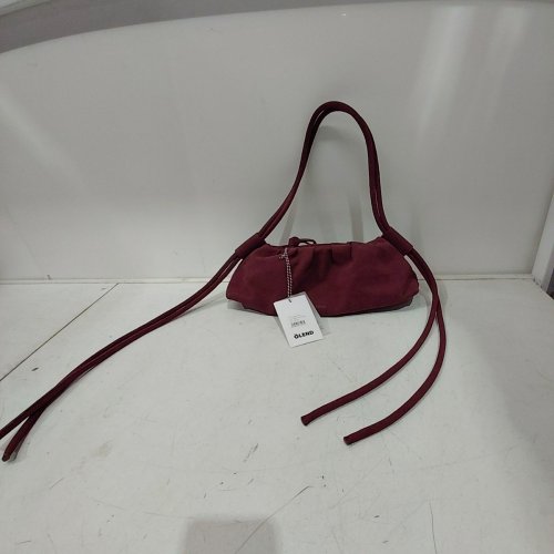 ÖLEND SUEDE DUMPLING BAG - CHERRY RED image 3