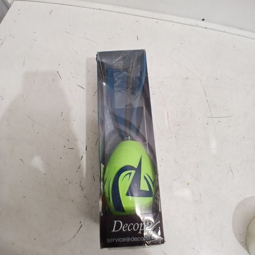 DECOPY RECHARGEABLE VIBRATION COLOR-CHANGING FOOTBALL - GREEN/BLUE image 4