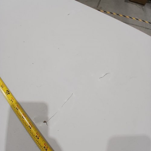PORTABLE PLASTIC FOLDING TABLE - 8FT - WHITE (MODEL: FT-Z24T8-WHITE ) image 3