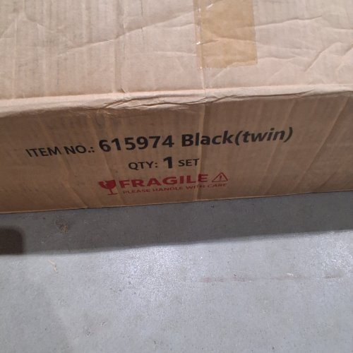 YAHEETECH BED FRAME - TWIN - BLACK (MODEL: 615974) image 6