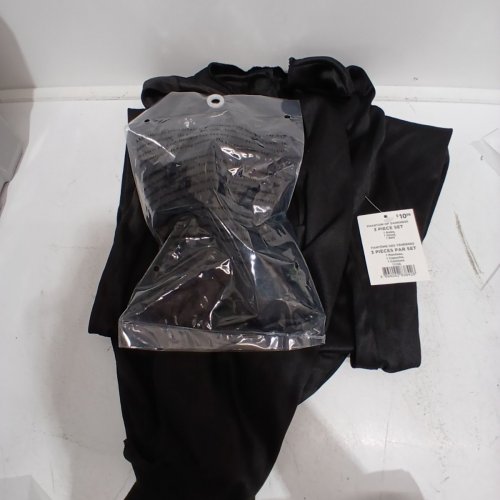 2PC PHANTOM OF DARKNESS COSTUME SET - LARGE (10-12) - BLACK (ITEM: 13126 L) image 3