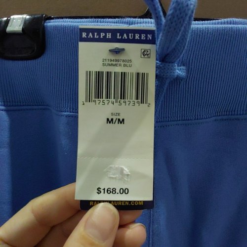 WOMEN'S RALPH LAUREN FLEECE LINED JOGGER SWEATPANTS - MEDIUM - SUMMER BLUE image 3