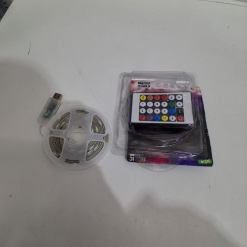 SMART RGB LED FAIRY LIGHT STRIP WITH REMOTE AND APP CONTROL - 33FT - MULTICOLOUR image 3
