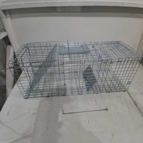 WILLMESH HUMANE LIVE ANIMAL TRAP - 32" - SILVER image 3