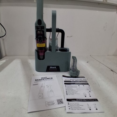 SHARK CORDLESS STAINFORCE STAIN-DESTROYING SYSTEM - TEAL/BLACK (MODEL: HX101C) image 5