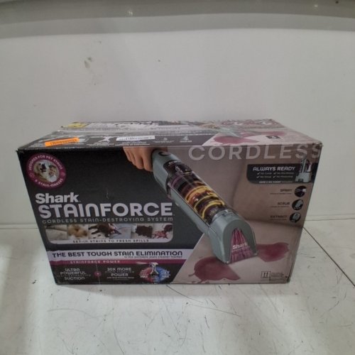 SHARK CORDLESS STAINFORCE STAIN-DESTROYING SYSTEM - TEAL/BLACK (MODEL: HX101C) image 6