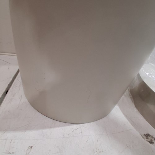 UMBRA VENTO OPEN TOP TRASH CAN - 30" - 16.5 GAL/62L - SAND/NICKEL (MODEL: 1013048-1313-REM) image 3