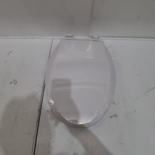 YASFEL TOILET SEAT WITH TODDLER TOILET SEAT BUILT-IN - ELONGATED - 18.5" - WHITE image 2