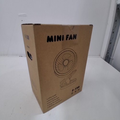 ADDSMILE RECHARGEABLE MINI CLIP FAN - BLACK (MODEL: F-150) image 5