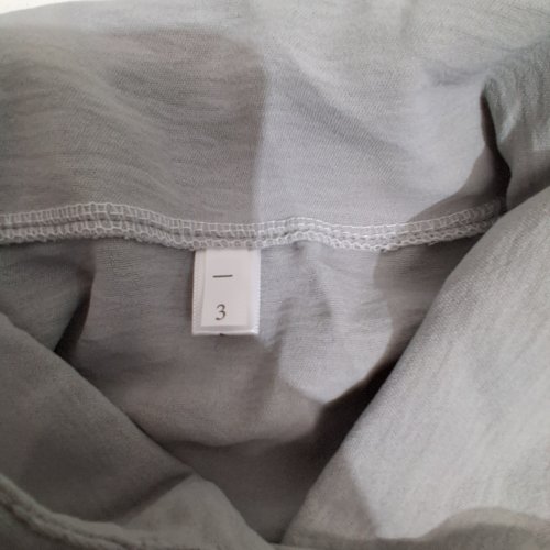 2PC MENS UNBRANDED LONG SLEEVE PAJAMA SET - LARGE - GREY image 3